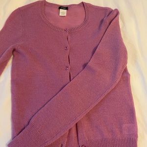 Lavender J. Crew cardigan in small